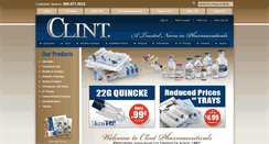 Desktop Screenshot of clintpharmaceuticals.com